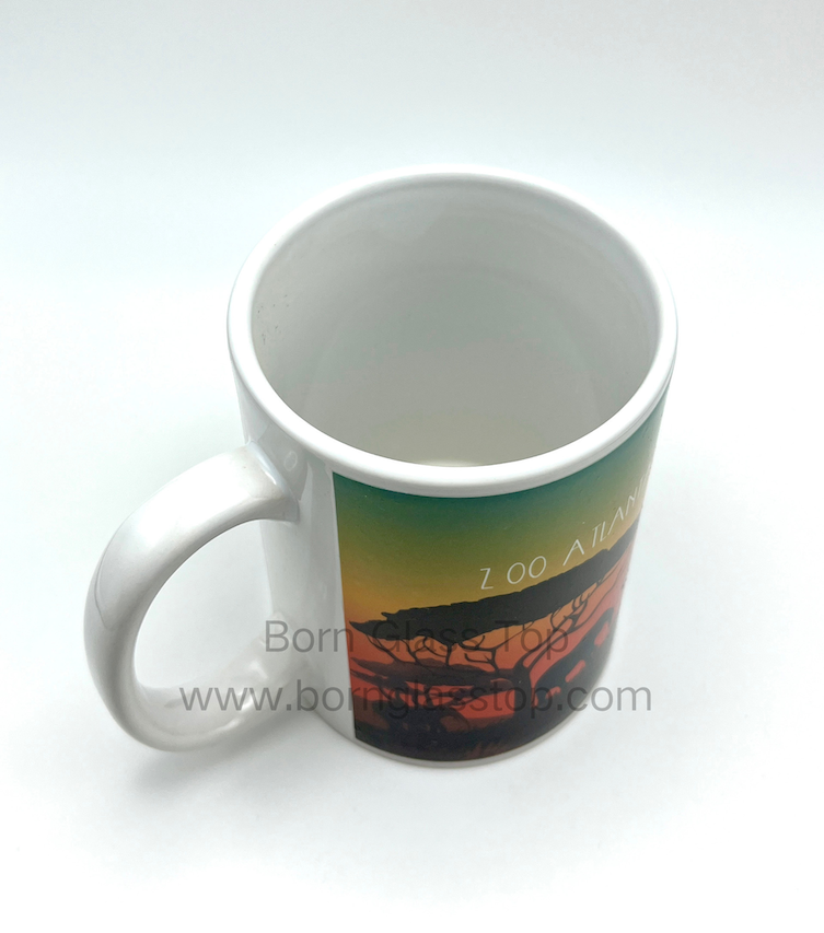 Personalized Decal Best African Savannah Animal Ceramic Coffee Travel Mug