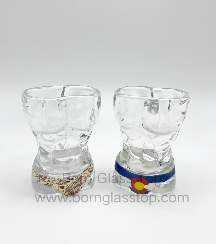 Well-Design Wholesale Carton Decal Man-Body Modern Shot Glasses