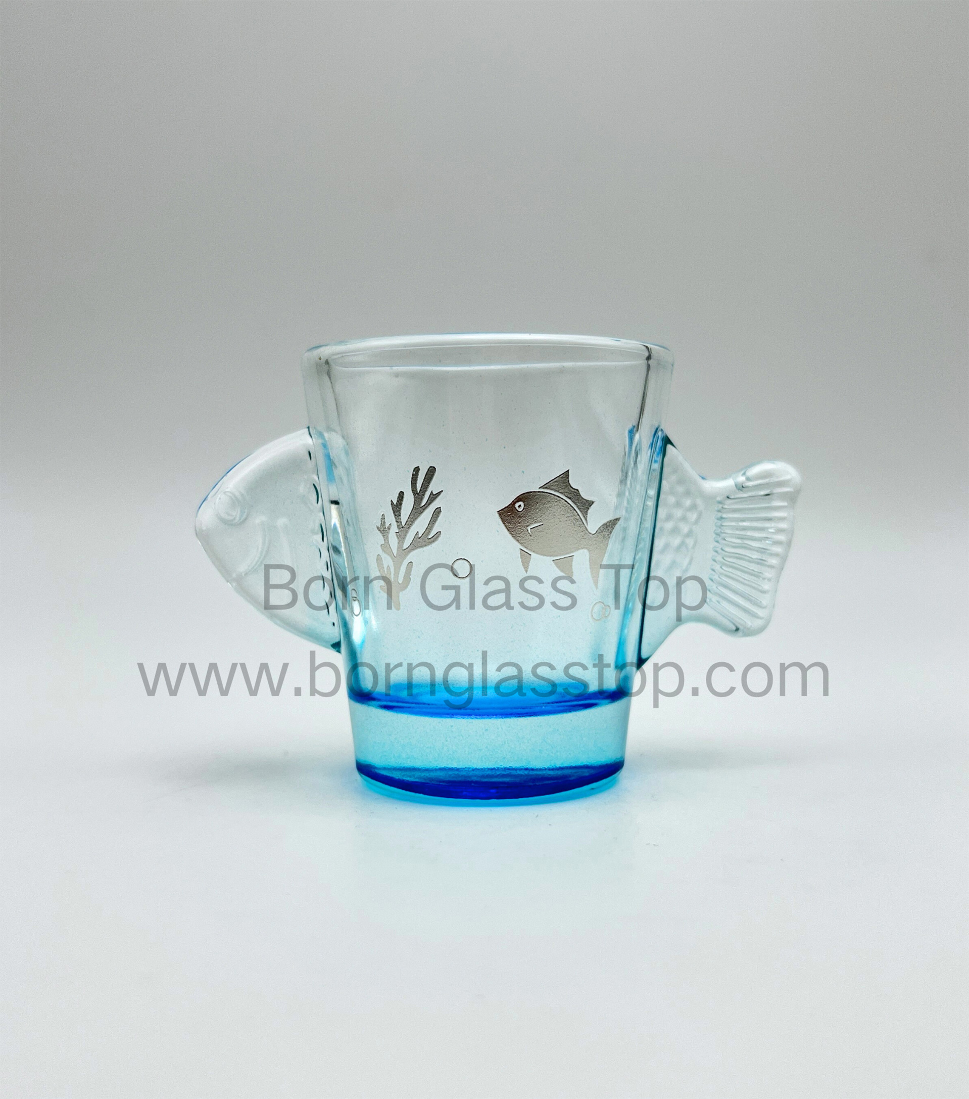 Alaska Wolf Shape Silhouette Memories Single Decal Animal Shot Glass