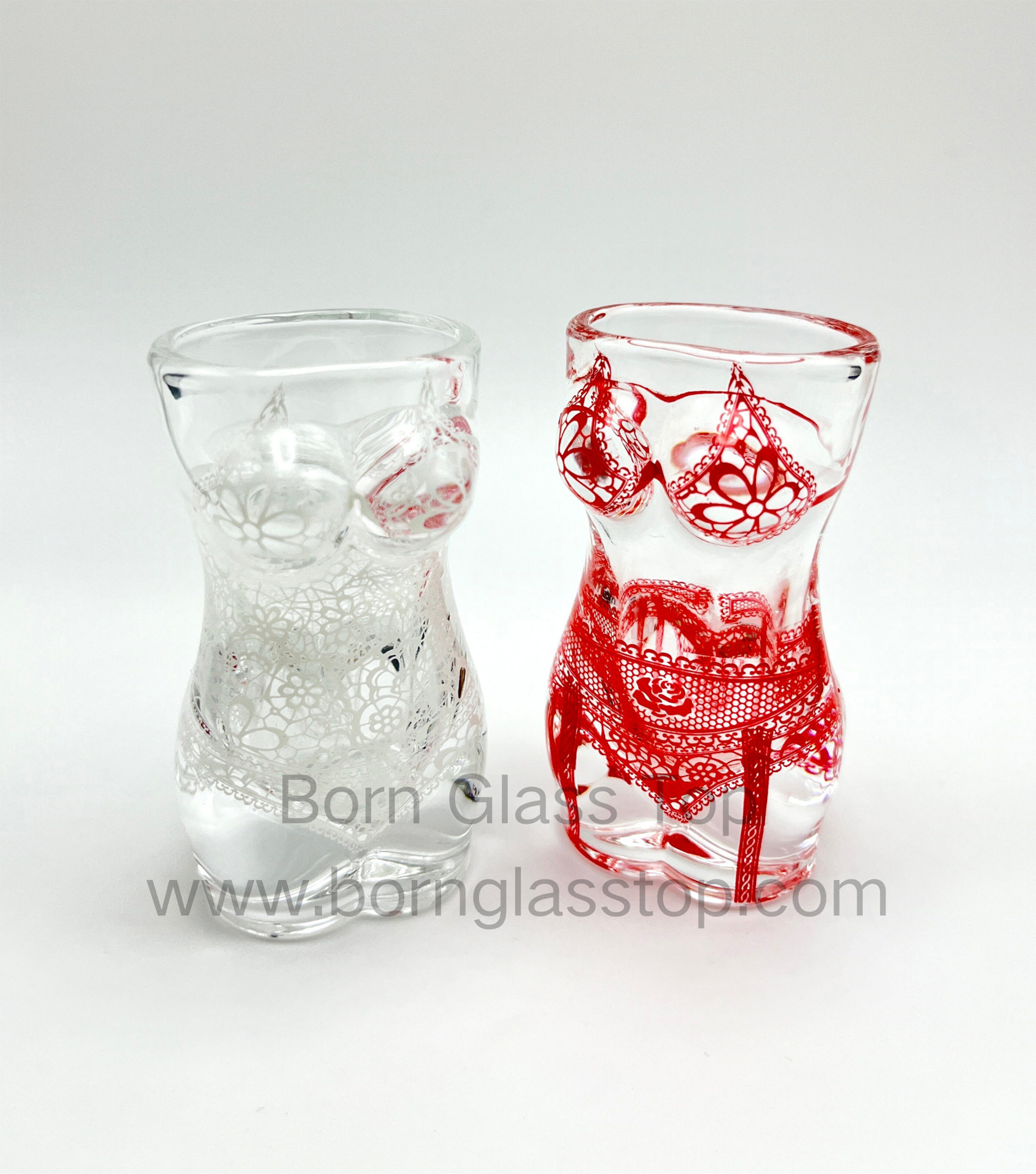 Krajka Sexy Superior Design Appliqué High Woman-Body Shot Glass