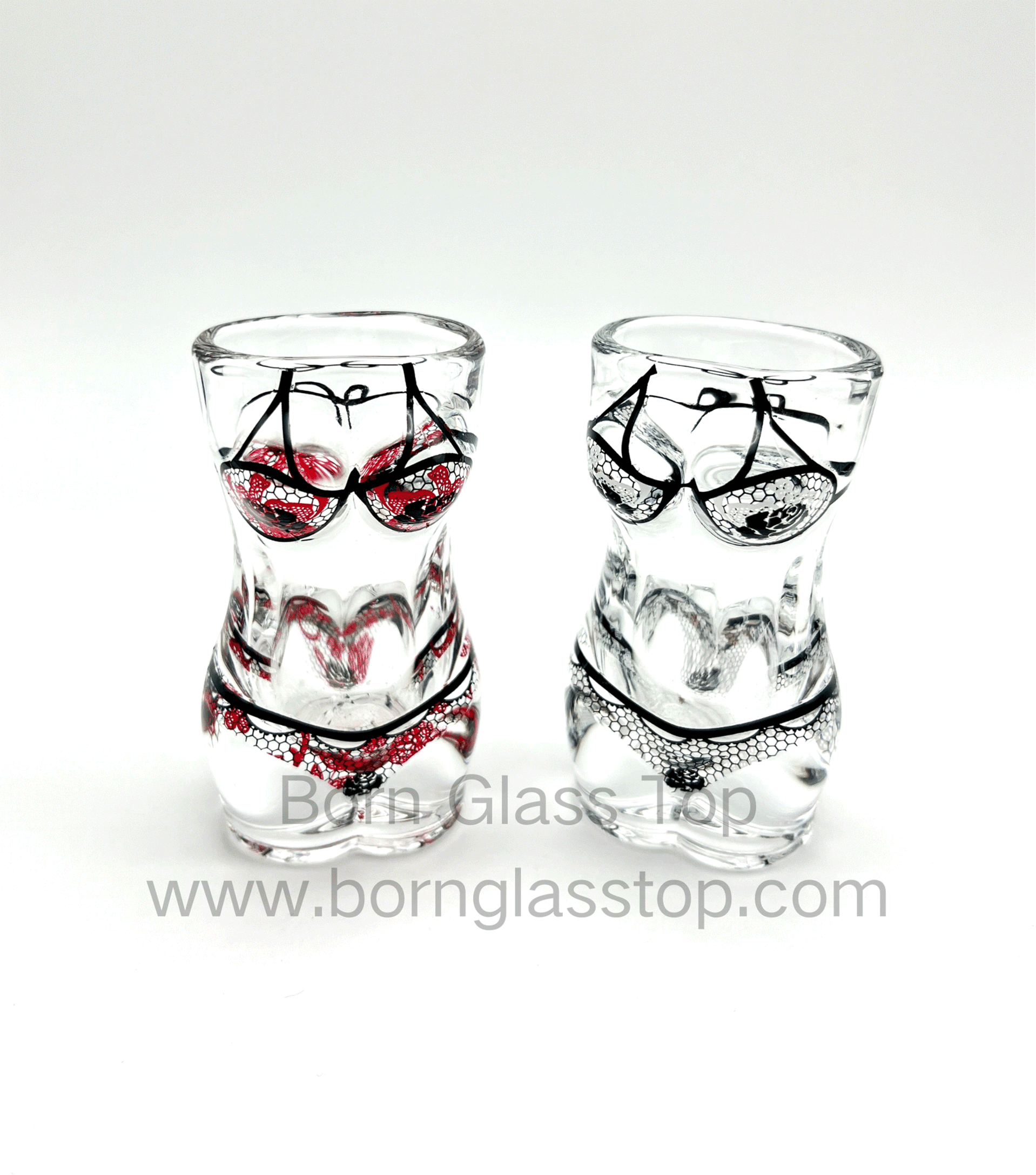 Krajka Sexy Superior Design Appliqué High Woman-Body Shot Glass