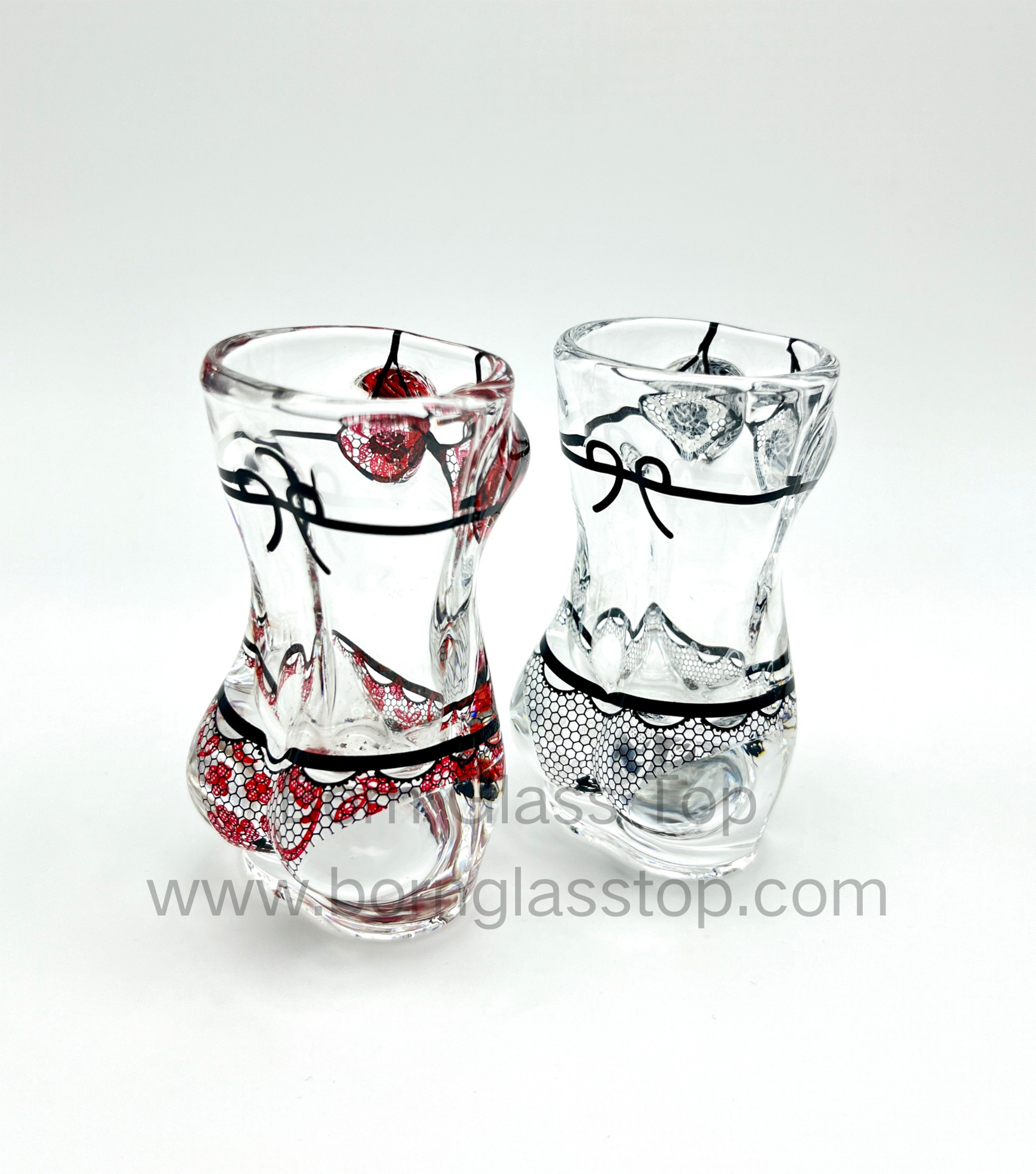 Krajka Sexy Superior Design Appliqué High Woman-Body Shot Glass